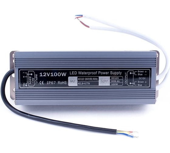 Влагозащитный блок питания SWG Al TPW, 100W 12 V, TPW-100-12 00000000436