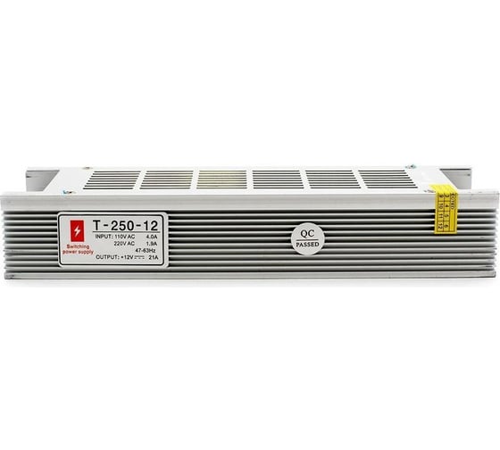 Компактный узкий блок питания SWG 250W, 12V, T-250-12 00000000930