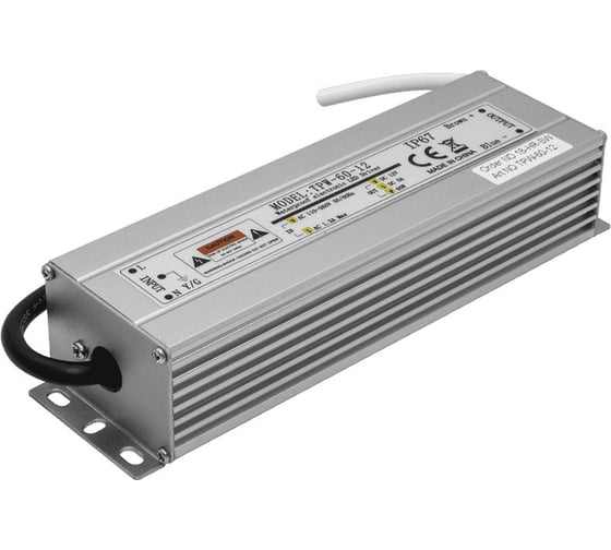 Влагозащитный блок питания SWG Al TPW 60W 12V, TPW-60-12 09-00900047