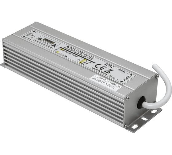 Влагозащитный блок питания SWG Al TPW 60W 12V, TPW-60-12 09-00900047