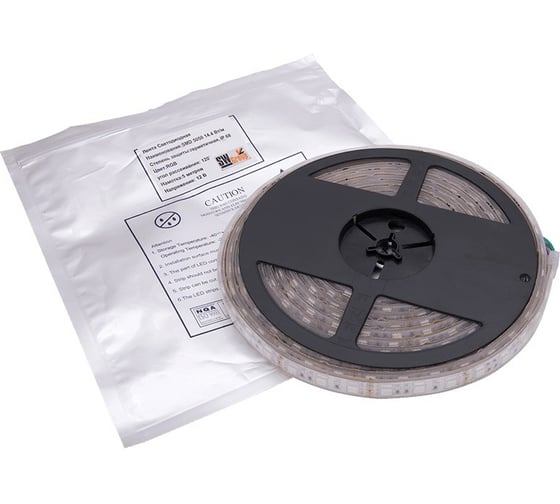 Светодиодная лента SWG 14,4 Вт/м, SMD5050, 60шт/1м, закрытая, IP68, цвет RGB, 12В 00-00009268