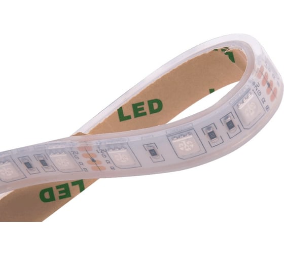 Светодиодная лента SWG 14,4 Вт/м, SMD5050, 60шт/1м, закрытая, IP68, цвет RGB, 12В 00-00009268