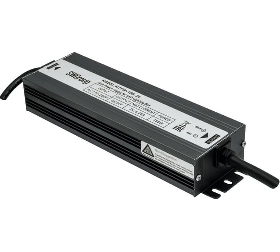 Влагозащитный блок питания SWG MINI Al TPW, 150W 24V, MTPW-150-24 00-00001276 1