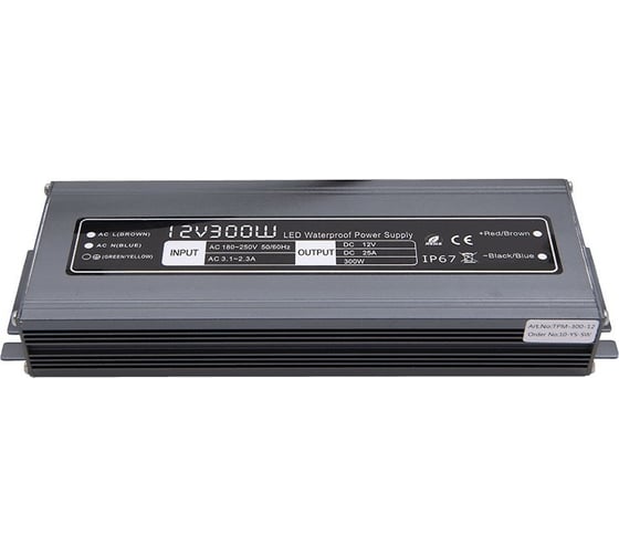 Влагозащитный блок питания SWG MINI Al TPW, 300W 12V, MTPW-300-12 00-00001279