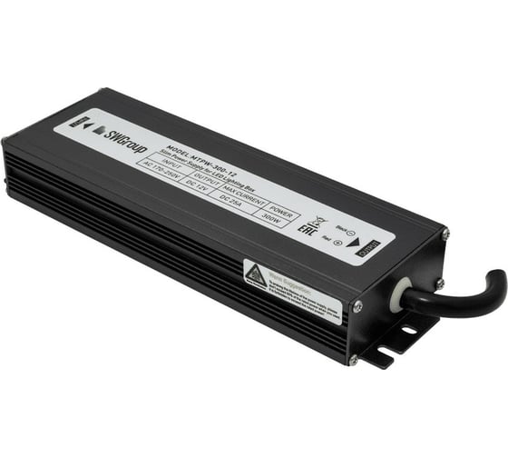 Влагозащитный блок питания SWG MINI Al TPW, 300W 12V, MTPW-300-12 00-00001279