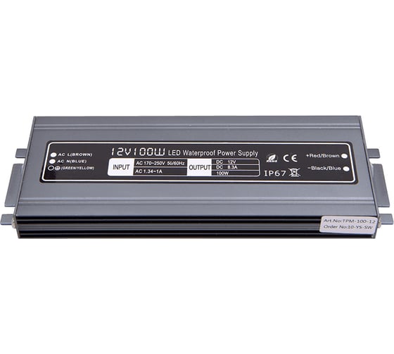 Влагозащитный блок питания SWG MINI Al TPW, 100W, 12V MTPW-100-12 00-00001273