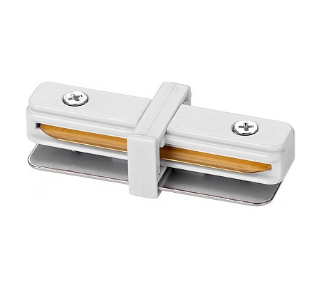 Прямой коннектор Wolta белый WTL-SC/01W