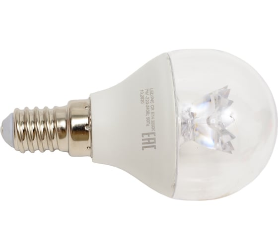 Лампа светодиодная ARTSUN LED P45 CR-7W E14 3000K