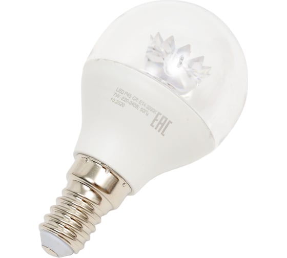 Лампа светодиодная ARTSUN LED P45 CR-7W E14 3000K