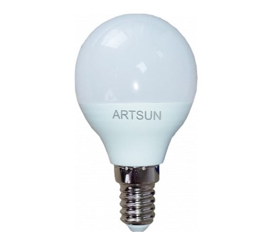 Лампа светодиодная ARTSUN LED P45 CR-7W E27 3000K 1