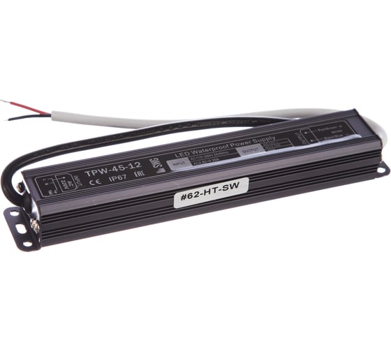 Влагозащитный блок питания SWG Al TPW, 45 W, 12 V, TPW-45-12 09-00900148