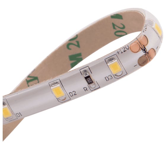 Светодиодная лента SWG 4,8 Вт/м, SMD2835, 60шт/1м, закрытая, IP65, теплый белый, 12В 00-00001878