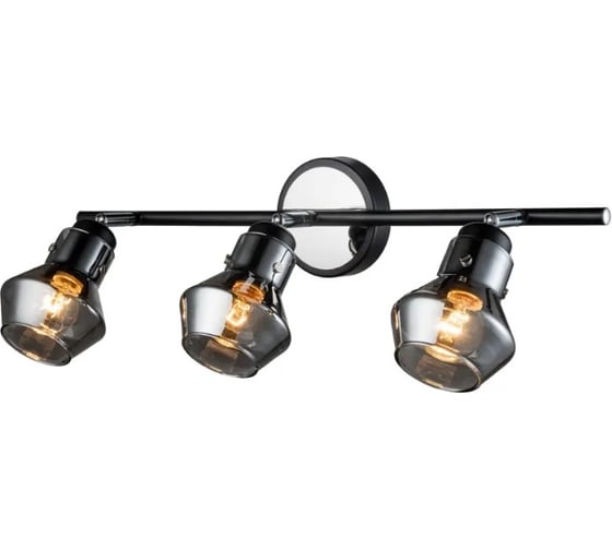 Настенно-потолочный светильник ESCADA E14*40W Black/Chrome 593/3