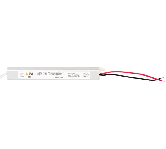 Блок питания SWG L-18-12, сверхтонкий, 18 W, 12V 00-00001127