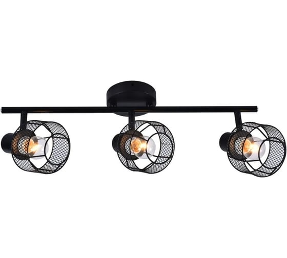 Настенно-потолочный светильник ESCADA 689/3P E14*40W Black 689/3P Black