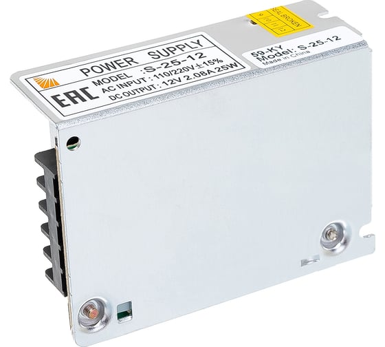 Блок питания SWG S-25-12, сетка, 25 W, 12V 00000000111