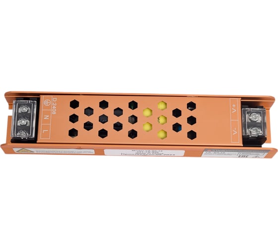 Компактный блок питания SWG YA-60-12 в металлическом корпусе, IP20, 60 W, 12V 00-00002827