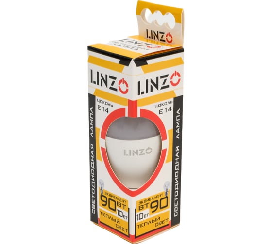 Светодиодная лампа LINZO LED B35 10W E14 3000K