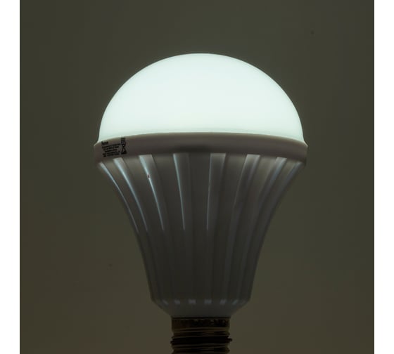 Светильник аккумуляторный FERON 12W Е27 AC/DC (литий-ионная батарея), белый, EL116, 48980
