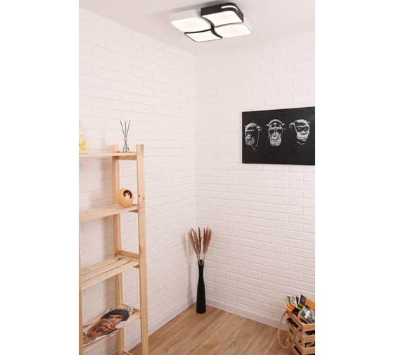 Люстра Schaffner LED 132W IR Memoria 3570-500 WH+BK IR