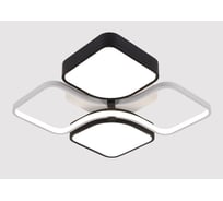 Люстра Schaffner LED 104W (48 48 8,5) IR Memoria 3560-480 WH+BK IR