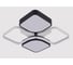 Люстра Schaffner LED 104W (48 48 8,5) IR Memoria 3560-480 WH+BK IR 22