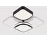 Люстра Schaffner LED 104W (48 48 8,5) IR Memoria 3560-480 WH+BK IR 17