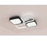 Люстра Schaffner LED 104W (48 48 8,5) IR Memoria 3560-480 WH+BK IR 4