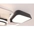 Люстра Schaffner LED 104W (48 48 8,5) IR Memoria 3560-480 WH+BK IR 8