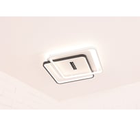 Потолочный светильник, Schaffner люстра потолочная Porta 2985-500 с пультом ДУ, LED, мощность: 174+10W, площадь освещения до 18 м2 WH+BK IR Porta 2985-500 WH+BK IR