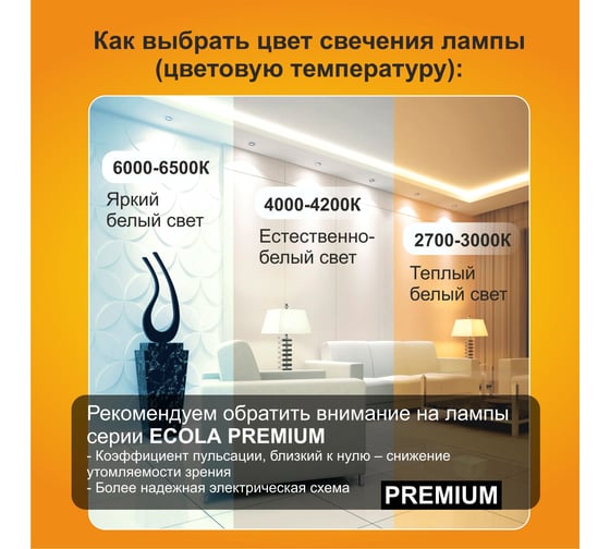 Светодиодная лампа Ecola Corn LED Premium 12,0W 220V E27 4000K кукуруза со стеклом 104x43 Z7NV12ELC
