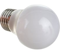 Светодиодная лампа Ecola globe LED Premium 9,0W G45 220V E27 4000K шар /композит/ 82x45 K7QV90ELC