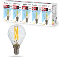 Светодиодная лампа Sweko 5 шт 17LED-G45-4W-230-4000K-E14-CL