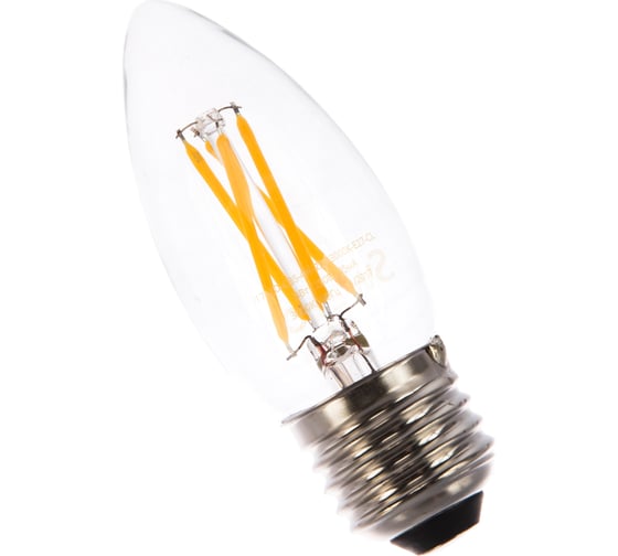 Светодиодная лампа Sweko 5 шт 17LED-C35-4W-230-3000K-E27-CL 1