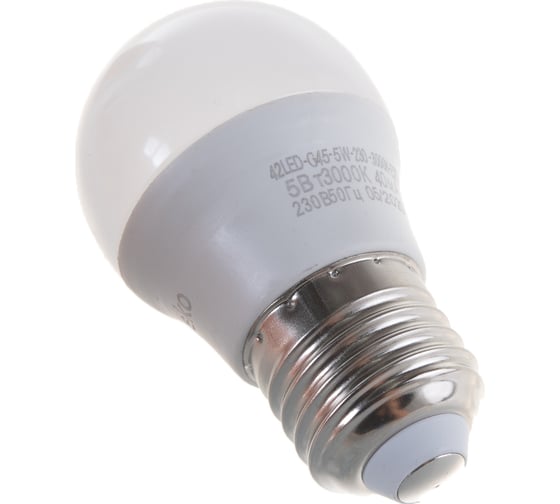 Светодиодная лампа Sweko 5 шт 42LED-G45-5W-230-3000K-E27