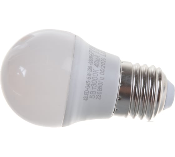 Светодиодная лампа Sweko 5 шт 42LED-G45-5W-230-3000K-E27