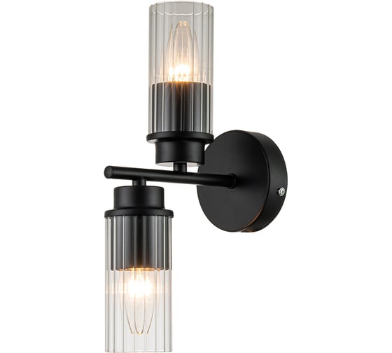 Настенный светильник ESCADA 2100/2A E14*40W Black 2100/2A Black