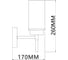 Настенный светильник ESCADA 2119/1A E14*40W Chrome 2119/1A Chrome 6