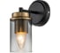Настенный светильник ESCADA E14*40W Black/Brass 2118/1A 1