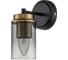 Настенный светильник ESCADA E14*40W Black/Brass 2118/1A 2