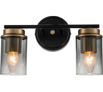 Настенный светильник ESCADA E14*40W Black/Brass 2118/2A