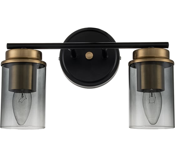 Настенный светильник ESCADA E14*40W Black/Brass 2118/2A