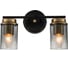 Настенный светильник ESCADA E14*40W Black/Brass 2118/2A 1