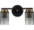 Настенный светильник ESCADA E14*40W Black/Brass 2118/2A 2