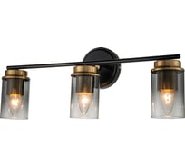 Настенный светильник ESCADA E14*40W Black/Brass 2118/3A