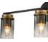 Настенный светильник ESCADA E14*40W Black/Brass 2118/3A 3