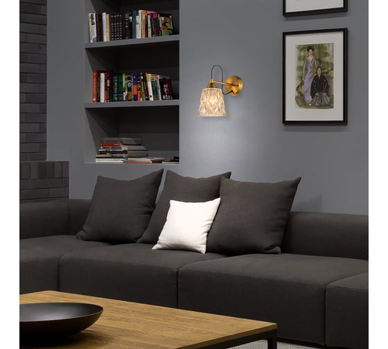 Настенный светильник ESCADA E27*40W Brass 1125/1A