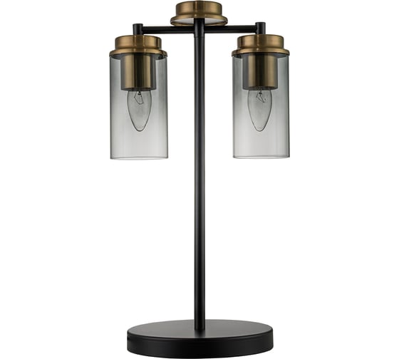 Настольный светильник ESCADA E14*40W Black/Brass 2118/2