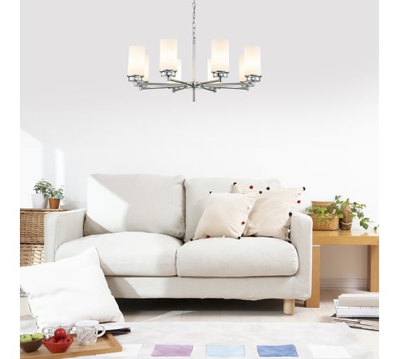 Подвесной светильник ESCADA 2119/8S E14*40W Chrome 2119/8S Chrome