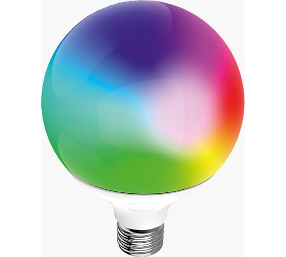 Умная лампа Zetton LED RGBCW Wi-Fi Bulb G120 E27 18Вт ZTSHLBRGBCWE273RU